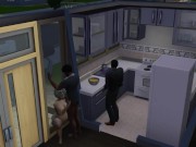 old woman fucking man and her boyfriend comes over