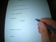 FootJob Stamina Test | Ginger Sex Trainer Examining Student Endurance 15/16