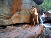 My first try outdoor - very beautiful waterfall