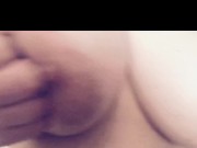 Curvy blonde striptease with white belt 15/16