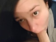 Sucking on a Prince Albert Hot WIFE BJ 10/16