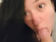 Sucking on a Prince Albert Hot WIFE BJ 12/16