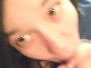 Sucking on a Prince Albert Hot WIFE BJ 5/16