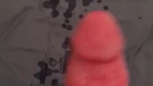 20 cm Cock Cumming After Over 3 Hours Of Wanking