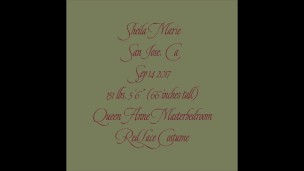 Sheila Marie - Red Lace "Pretty Girls"