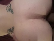 Soaking wet teen big dick amateur couple 3/16