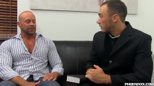 Casey Williams gets guidance of eager fuckhole Kirk Cummings