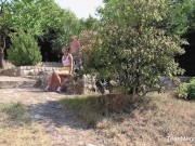 Old-n-Young.com - Lady Dee - Sun, garden, hard sex and orgasm