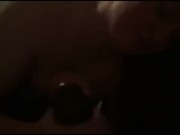 Had to sneak into her dads  house for this awesome head 14/16