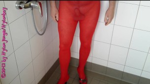Die ROTE Feinstrumpfhose