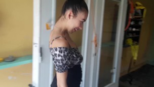 Young insurance adjuster get her pussy licked by the house owner ......