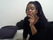 Hairy Creamy Pussy Ass Shaking Smoke Session BBW - Cami Creams 5/16