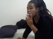 Hairy Creamy Pussy Ass Shaking Smoke Session BBW - Cami Creams 6/16