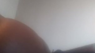 Black Thug Riding 12' Dildo after long night ParTying
