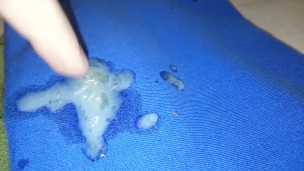 Playing With My Friends's Cum.