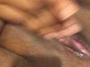Watch me playing with my creamy pussy