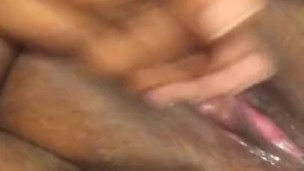 Watch me playing with my creamy pussy