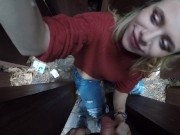 Tyler Nixon and Anya Olsen blowjon in public 12/16