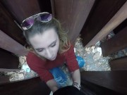 Tyler Nixon and Anya Olsen blowjon in public 2/16