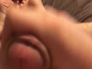 Jerking off alone