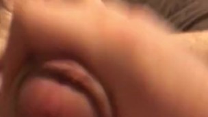 Jerking off alone