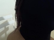 Small Waist Wide Hips Fat Ass Shaking on Chair Hairy - Cami Creams 9/16