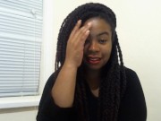 Cute BBW Ebony All Natural Smile Thick and Curvy - Cami Creams 1/16