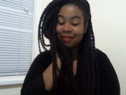 Cute BBW Ebony All Natural Smile Thick and Curvy - Cami Creams 2/16