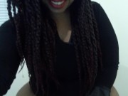 Cute BBW Ebony All Natural Smile Thick and Curvy - Cami Creams 3/16