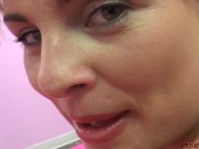 Girlfriends do Anal with a guy in a threeway