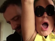 Inked subslut destroyed by maledom before tasting his cum 9/16