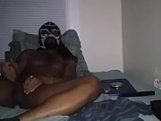 Cumming in my raiders mask