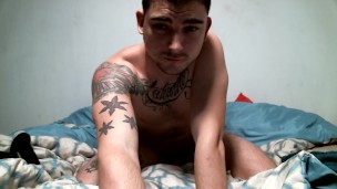 ''Stripping Down And Flexing''!!