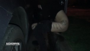 AMATEUR PEEING IN PUBLIC PARKING LOT- HIGH RISK 