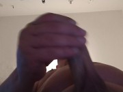 Morning cumshot