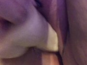 8 inch Dildo in my tight pussy!!!!
