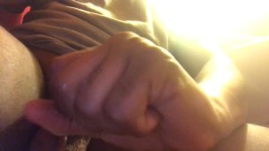 Horny Chicago BBC stroking cock