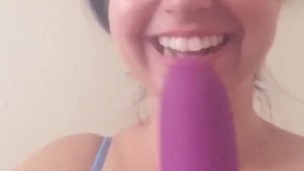 XXXcitedBrunette - Butt Plug Unbox Snapchat Clip