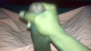 Jerking off before work