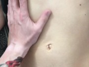 Neighbour cums on my dick 3/16