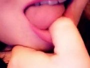 Chubby Babe Does a Suck Tease
