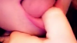 Chubby Babe Does a Suck Tease