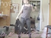 Big Tits Redhead teen Striptease, ass spread, boob bounce 2/16