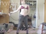 Big Tits Redhead teen Striptease, ass spread, boob bounce 5/16