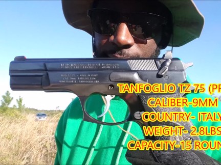 TANFOGLIO TZ 75 9MM SHOOTING REVIEW
