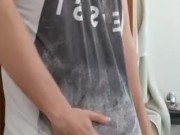 best striptease in a bathroom