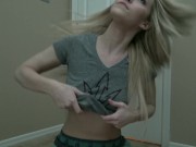 Masturbating Near my Boyfriend While He Watches Football with His Friends 1/16