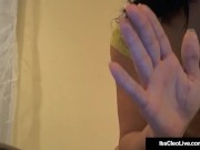 Cam Cutie Its Cleo Rubs Cunt & Cums inside her Boy Shorts! 9/16