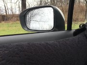 Having an orgasm behind the wheel