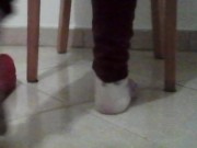 In Chucks (Red Sneakers) and Dirty Socks
